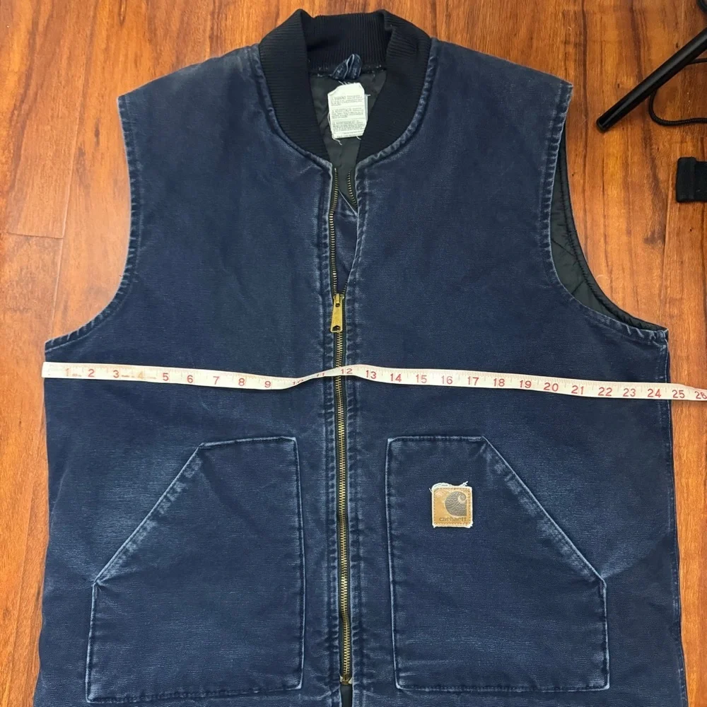Carhartt Vintage Vest Jacket Size XLT V02MDT - Picture 6 of 7